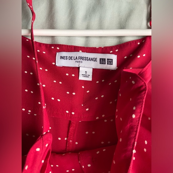 Uniqlo Ines de la Fressange Red Dress XS - Picture 4 of 5